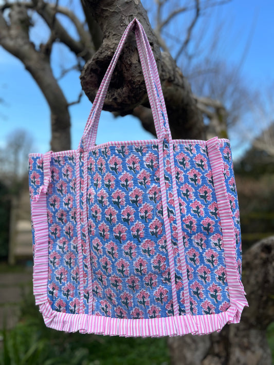 Sky Blue Tote Bag
