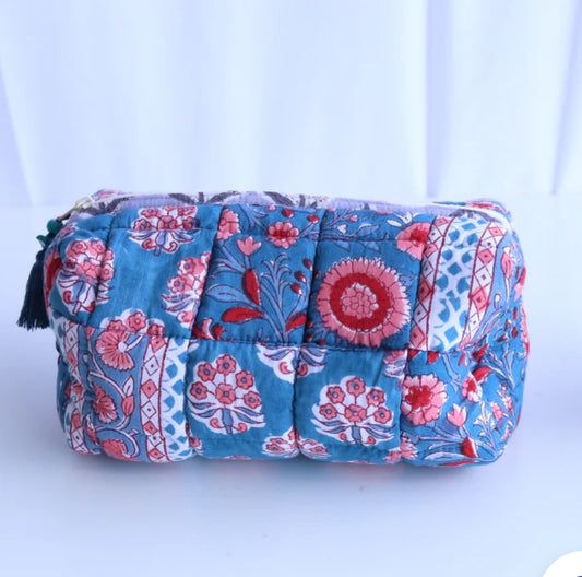 Medium Patchwork Makeup Bag